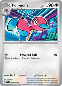 Porygon2 143/182 - Common - Reverse Holo-Kantocards