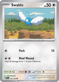 Swablu 152/182 - Common - Reverse Holo-Kantocards