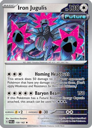 Iron Jugulis 158/182 - Rare -  Holo