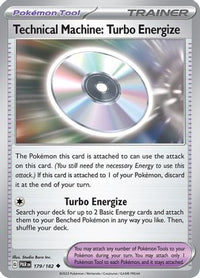Technical Machine: Turbo Energize 179/182 - Uncommon - Reverse Holo-Kantocards