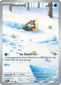 Snorunt 188/182 - Illustration Rare-Kantocards