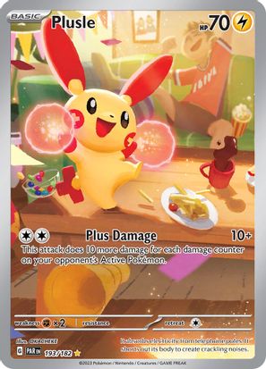 Plusle 193/182 - Illustration Rare (ESPAÑOL)