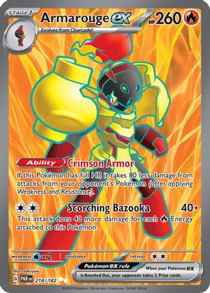 Armarouge ex 218/182 - Ultra Rare (ESPAÑOL)