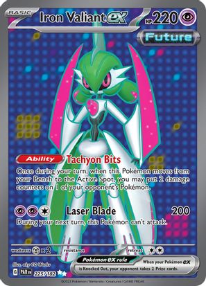 Iron Valiant ex 225/182 - Ultra Rare
