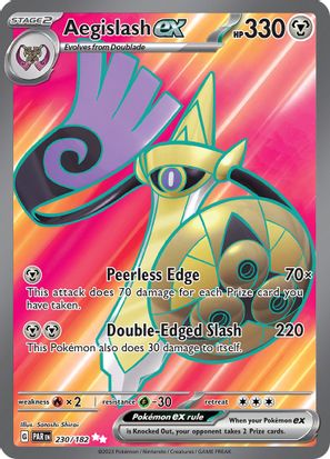 Aegislash ex 230/182 - Ultra Rare (ESPAÑOL)