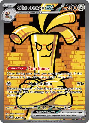Gholdengo ex 252/182 - Special Illustration Rare (ESPÁÑOL)