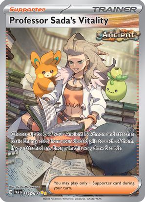 Professor Sada's Vitality 256/182 - Special Illustration Rare-Kantocards