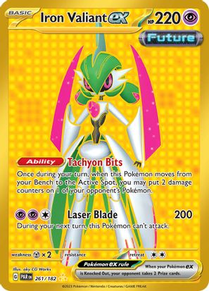 Iron Valiant ex 261/182 - Hyper Rare