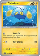 Chinchou 020/091 - Common - Reverse Holo-Kantocards