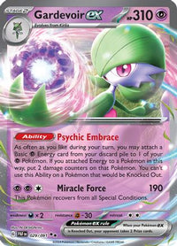Gardevoir ex 029/091 - Double Rare-Kantocards