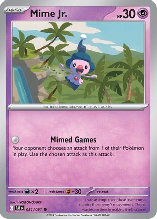 Mime Jr. 031/091 - Common - Reverse Holo