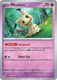 Mimikyu 037/091 - Rare-Kantocards