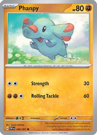 Phanpy  048/091 - Common - Reverse Holo