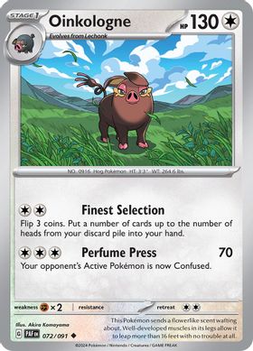 Oinkologne  072/091 - Uncommon - Reverse Holo