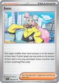 Iono 080/091 - Uncommon - Reverse Holo-Kantocards