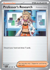 Professor’s Research 087/091 - Rare - Reverse Holo-Kantocards
