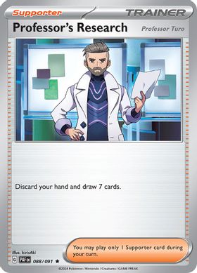 Professor’s Research 088/091 - Rare - Reverse Holo (español)