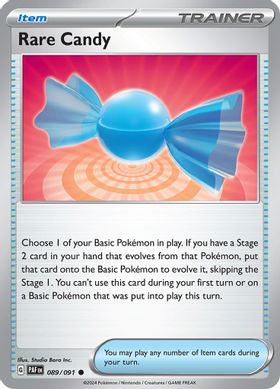 Rare Candy  089/091 - Uncommon - Reverse Holo (español)