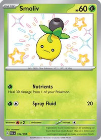Smoliv 102/091 - Shiny Rare-Kantocards