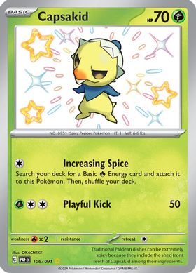Capsakid 106/091 - Shiny Rare (ESPAÑOL)