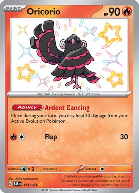Oricorio  113/091 - Shiny Rare