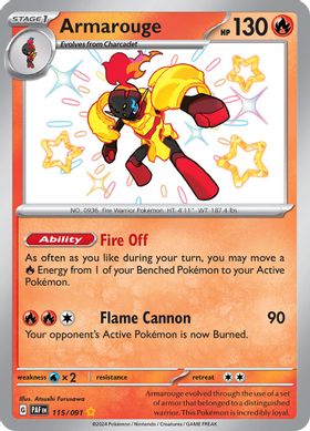 Armarouge 115/091 - Shiny Rare