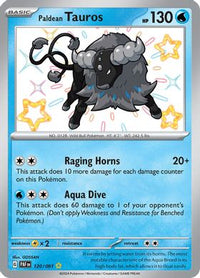 Paldean Tauros 120/091 - Shiny Rare-Kantocards