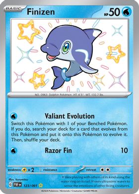 Finizen  123/091 - Shiny Rare
