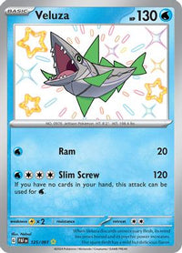 Veluza - 125/091 125/091 - Shiny Rare-Kantocards
