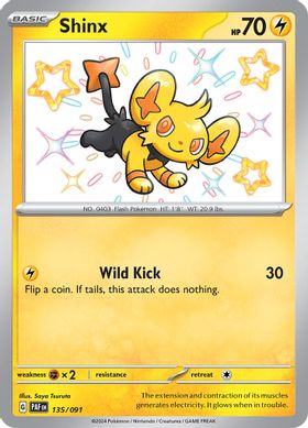 Shinx  135/091 - Shiny Rare