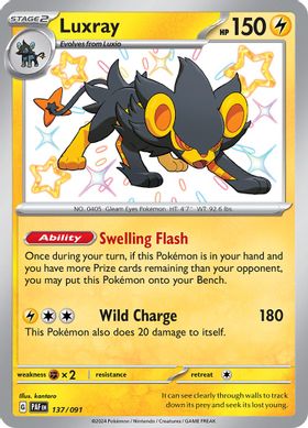 Luxray  137/091 - Shiny Rare