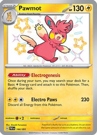 Pawmot 144/091 - Shiny Rare-Kantocards