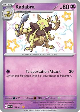 Kadabra  149/091 - Shiny Rare