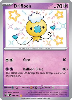 Drifloon  155/091 - Shiny Rare