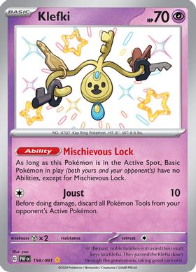Klefki 159/091 - Shiny Rare-Kantocards