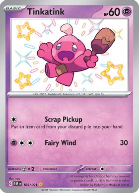 Tinkatink  165/091 - Shiny Rare