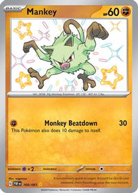 Mankey - 169/091 - Shiny Rare-Kantocards