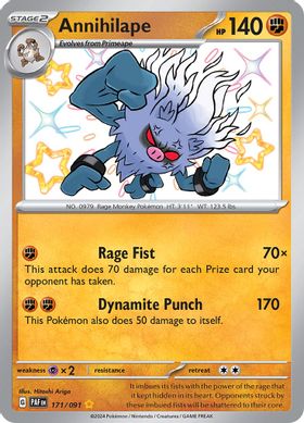 Annihilape - 171/091 - Shiny Rare (ESPAÑOL)