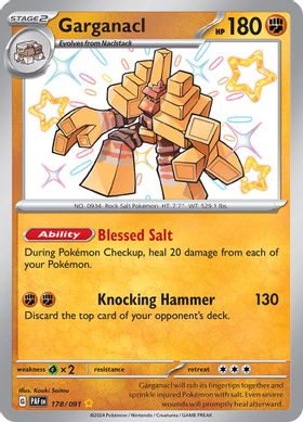 Garganacl  178/091 - Shiny Rare