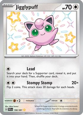 Jigglypuff  198/091 - Shiny Rare