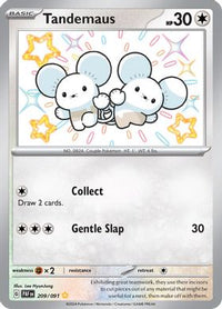 Tandemaus - 209/091 209/091 - Shiny Rare-Kantocards