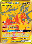 Reshiram & Charizard GX - Gold Rare - SM247-Kantocards