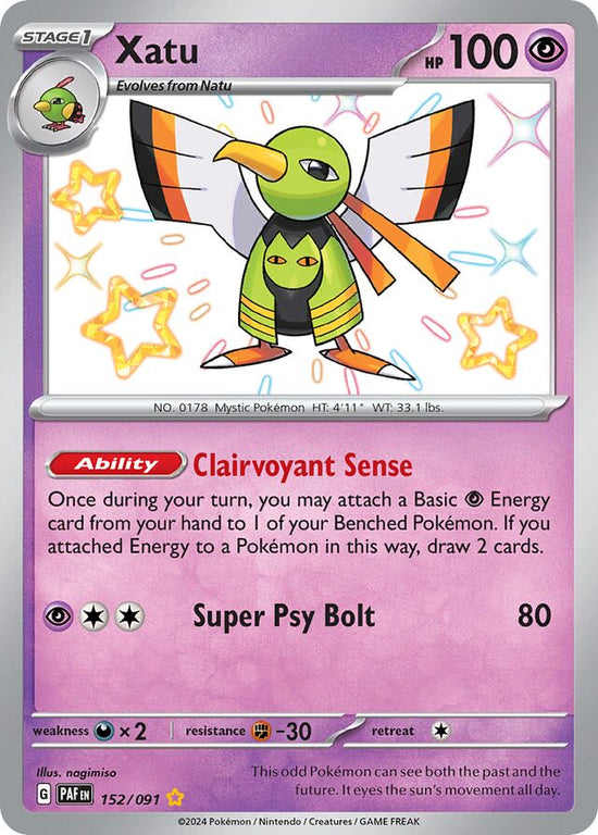 Xatu 152/091 - Shiny Rare (ESPAÑOL)