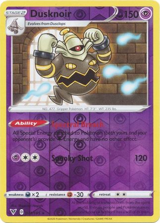 Dusknoir 071/185 - Holo Reverse