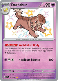 Dachsbun 161/091 - Shiny Rare-Kantocards