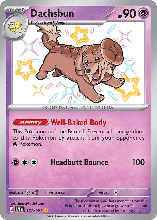 Dachsbun 161/091 - Shiny Rare (ESPAÑOL)