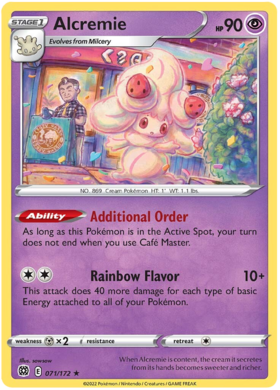 Alcremie 071/172 Reverse Holo