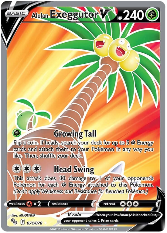 Alolan Exeggutor V 071/078 - Español
