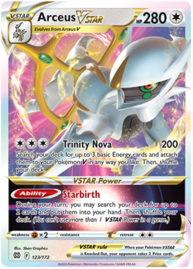 Arceus VSTAR 123/172 - UPC Arceus - (Carta Metalica)