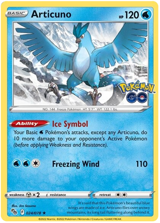 Articuno 024/078 - Holo - Español